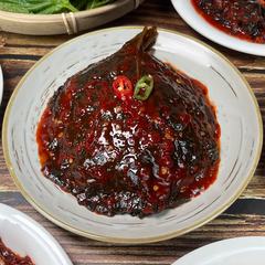 양념깻잎 — 500g·1kg·2kg 소분 · 표시사항 라벨 부착