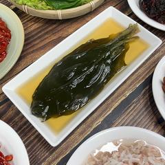 명이나물 — 500g·1kg·2kg 소분 · 표시사항 라벨 부착