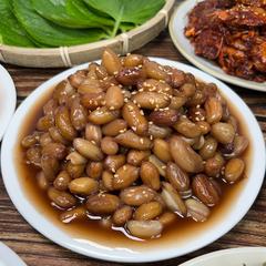 땅콩조림 — 500g·1kg·2kg 소분 · 표시사항 라벨 부착