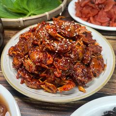 쌀게무침 — 500g·1kg·2kg 소분 · 표시사항 라벨 부착