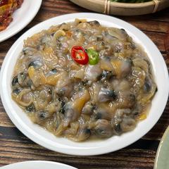 조개젓 — 500g·1kg·2kg 소분 · 표시사항 라벨 부착