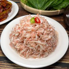 국내산 새우젓 — 500g·1kg·2kg 소분 · 표시사항 라벨 부착