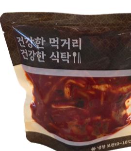 무말랭이무침 스탠드 파우치